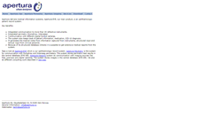 Desktop Screenshot of apertura.no